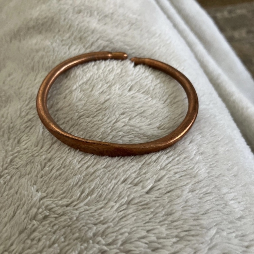 Solid Copper Cuff Bracelet For Women and Men Arthritis Pain Bangle